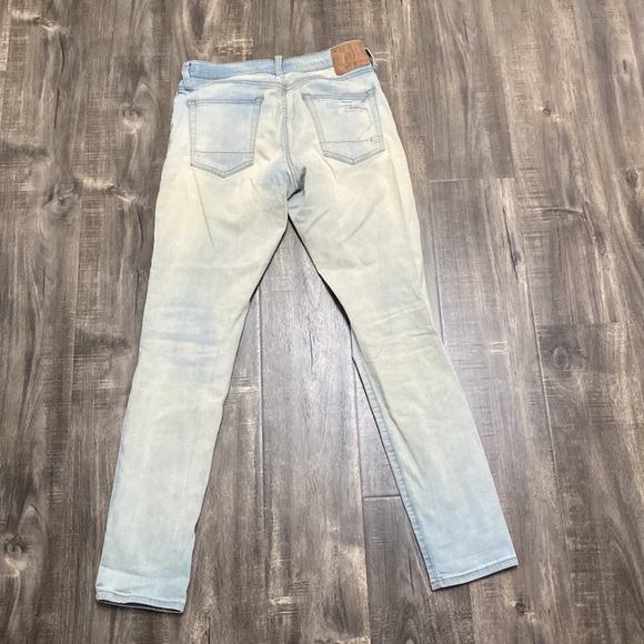 AEROPOSTALE SUPER SKINNY RIPPED MENS JEANS SIZE 31x32 - Picture 3 of 4